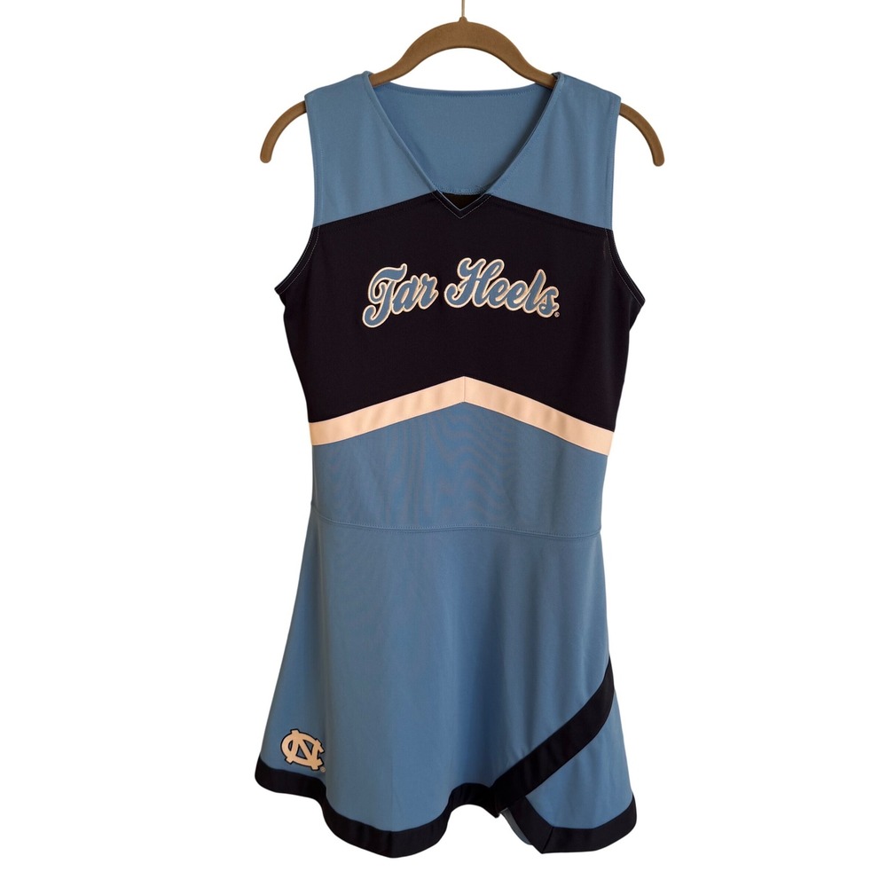NWT GEN NCAA‎ North Carolina Tar Heels Girls Cheerleader Dress Blue XL 16 NEW